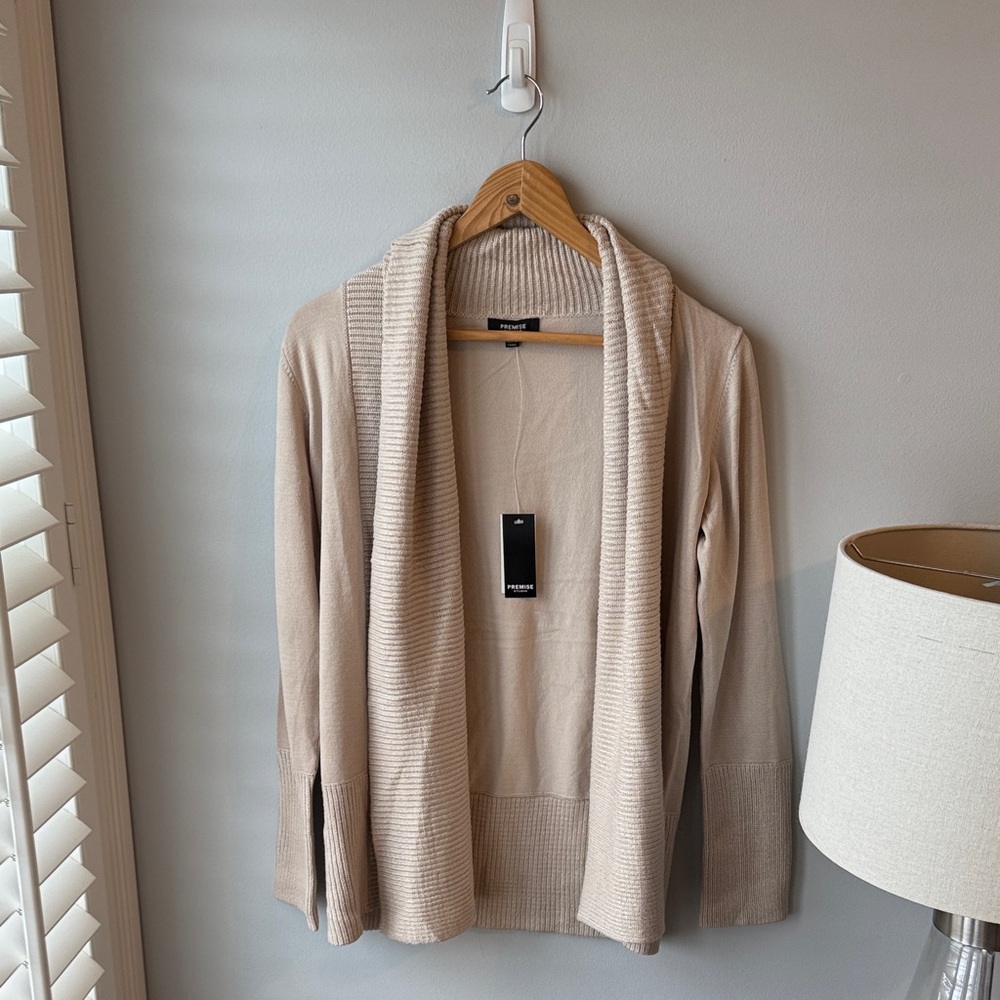 Premise Studio NWT‎ Ribbed Soft Open Cardigan